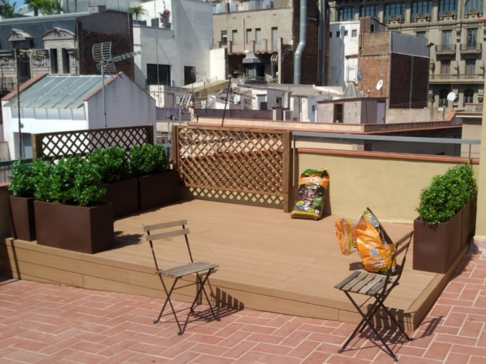 terrasse toiture et balcon