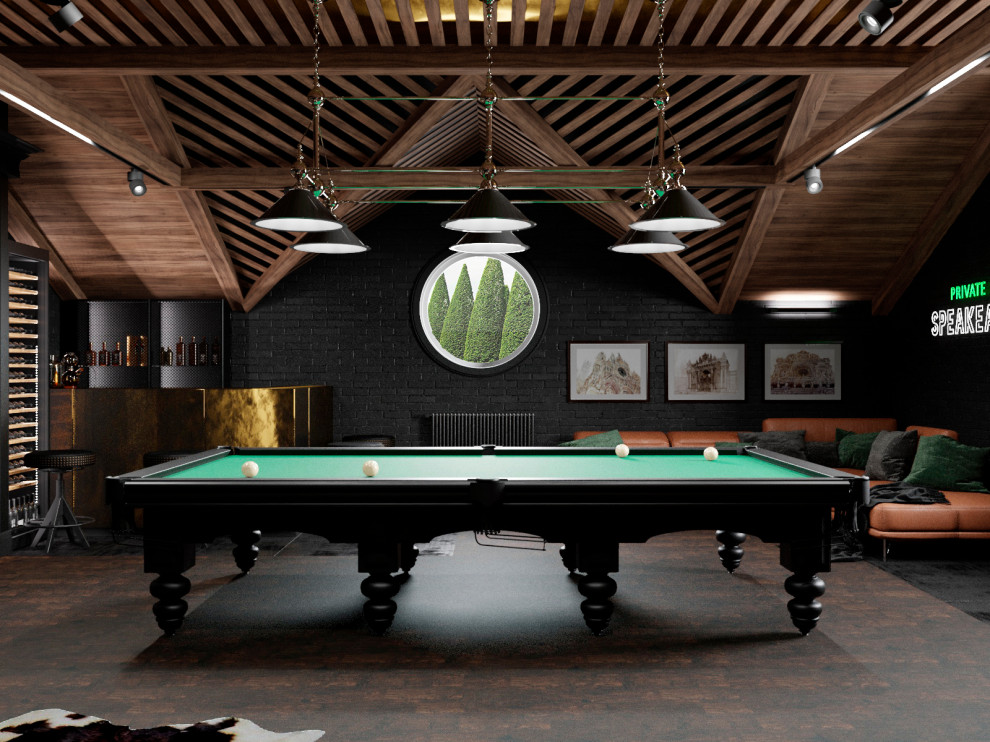Бильярдная на чердаке