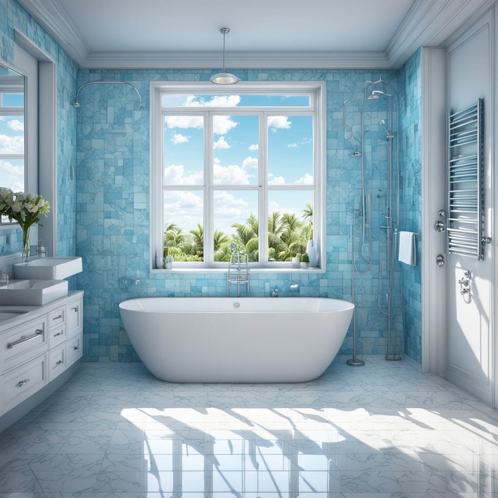 Ванная комната созданная ИИ