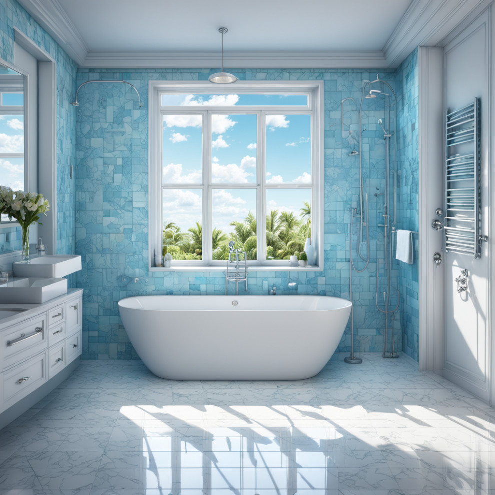 Ванная комната созданная ИИ