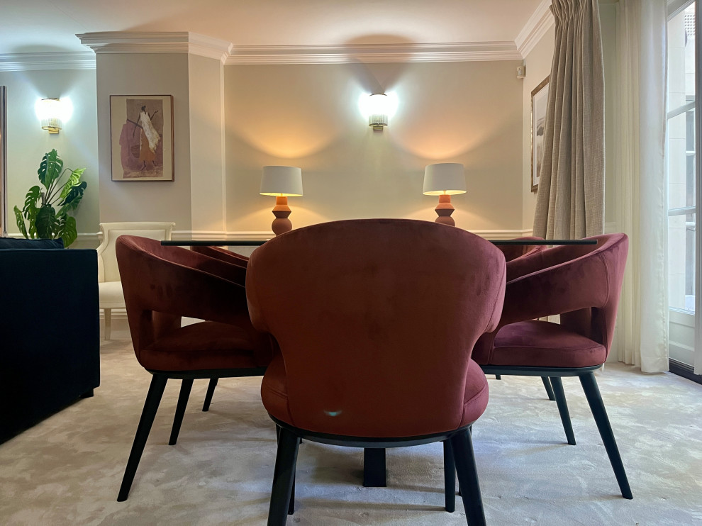 Mayfair Living & Dining Room | Contemporary Elegance