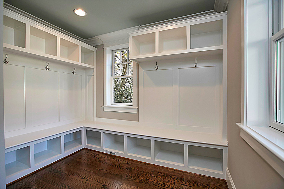 Design ideas for a transitional mudroom in DC Metro.