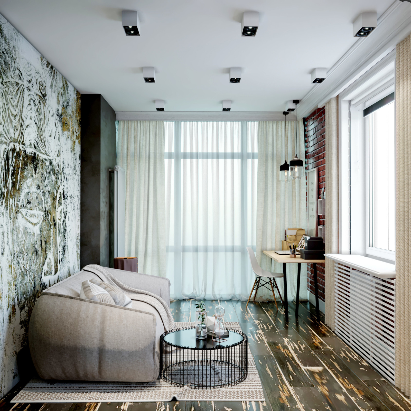 Квартира в стиле Лофт+Классика