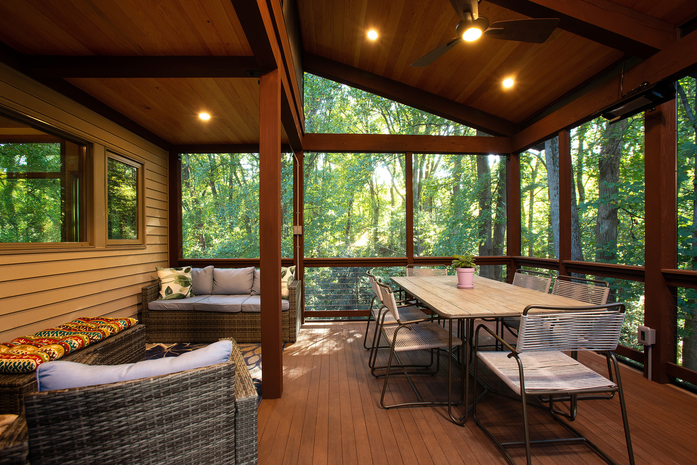 Screened Porch Amongst the Trees