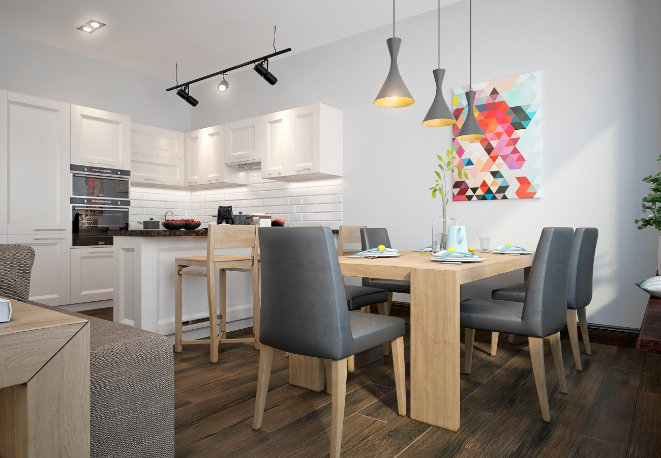 Проект таун-хауса в ЖК "Рижский квартал" в лёгком и стильном скандинавском стиле