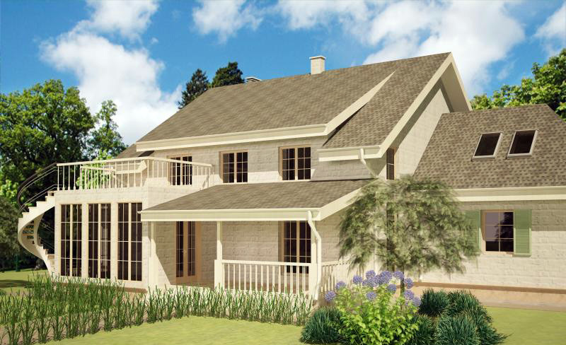 Коттедж в стиле прованс