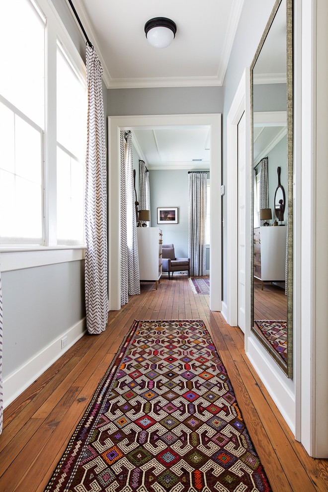 Photo of a midcentury hallway in Charleston.