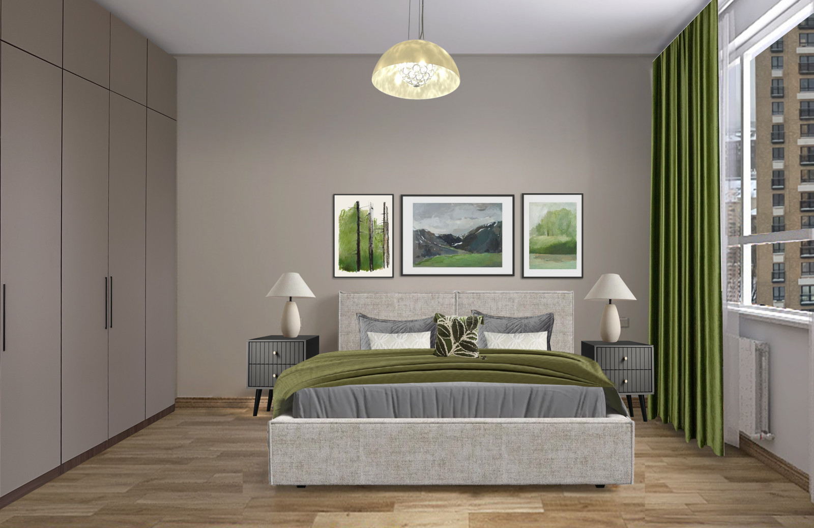 Двухкомнатная квартира под сдачу. Коллаж