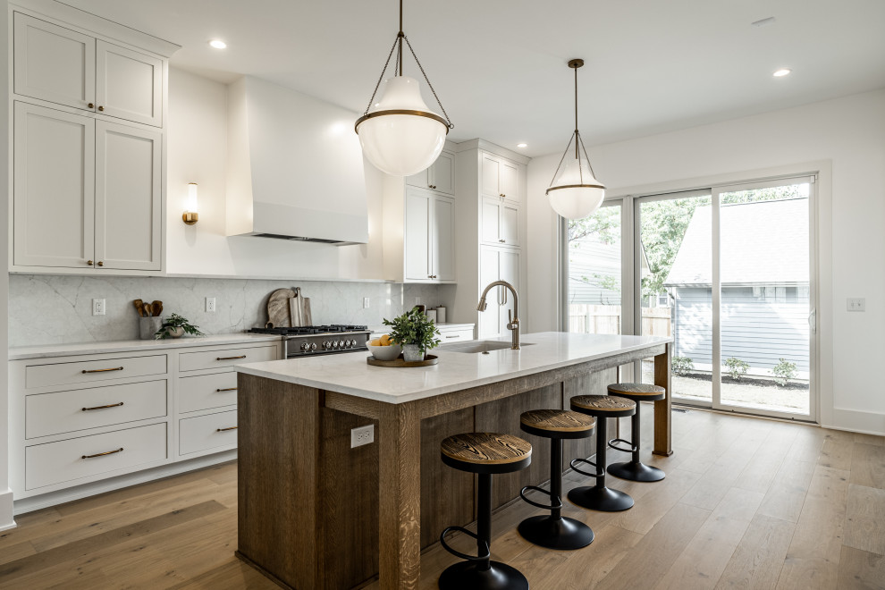 Inspiration for a transitional kitchen remodel in Indianapolis
