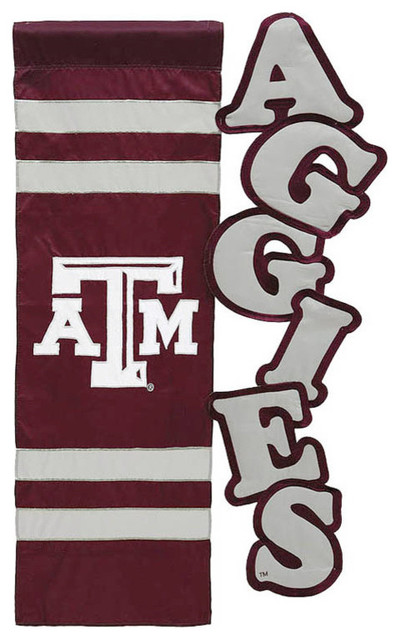 Texas A&M University Garden Sized Applique Flag