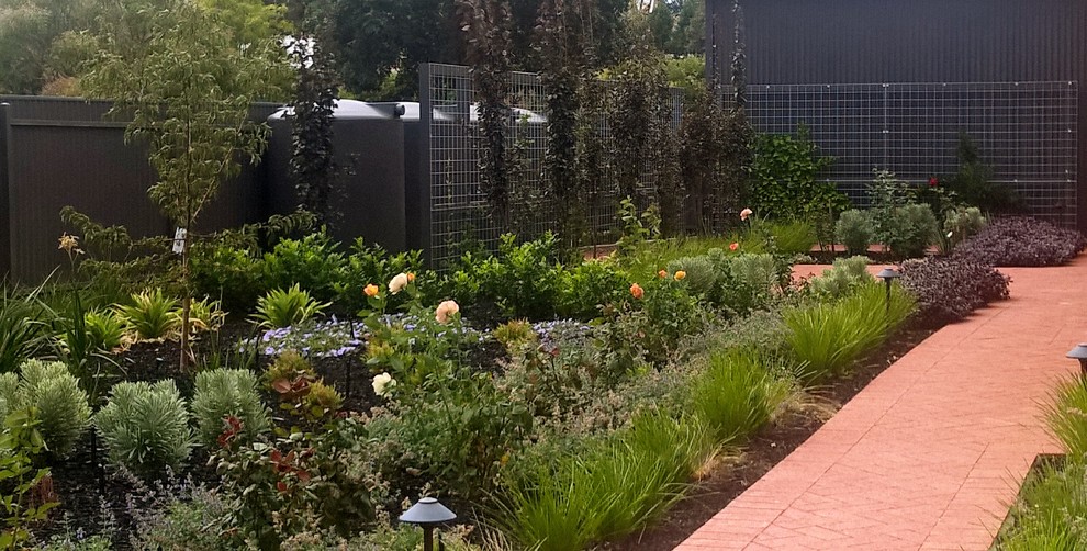 This is an example of a mid-sized garden.