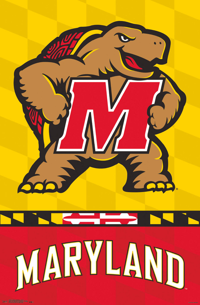 University Of Maryland Logo Poster, 22.375