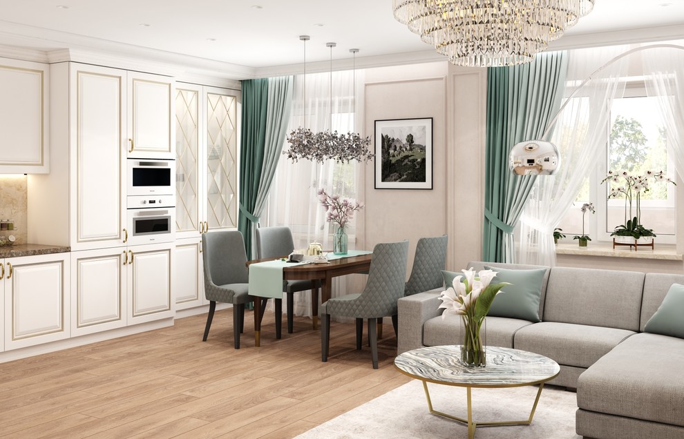 Дизайн многокомнатной квартиры в Челябинске