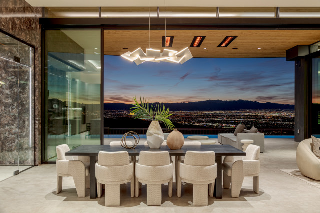 Meyer Residence/Vista Serena modern-esszimmer