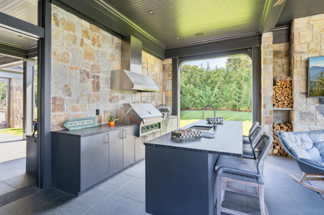 Rustic Outdoor Kitchen rustic-kitchen