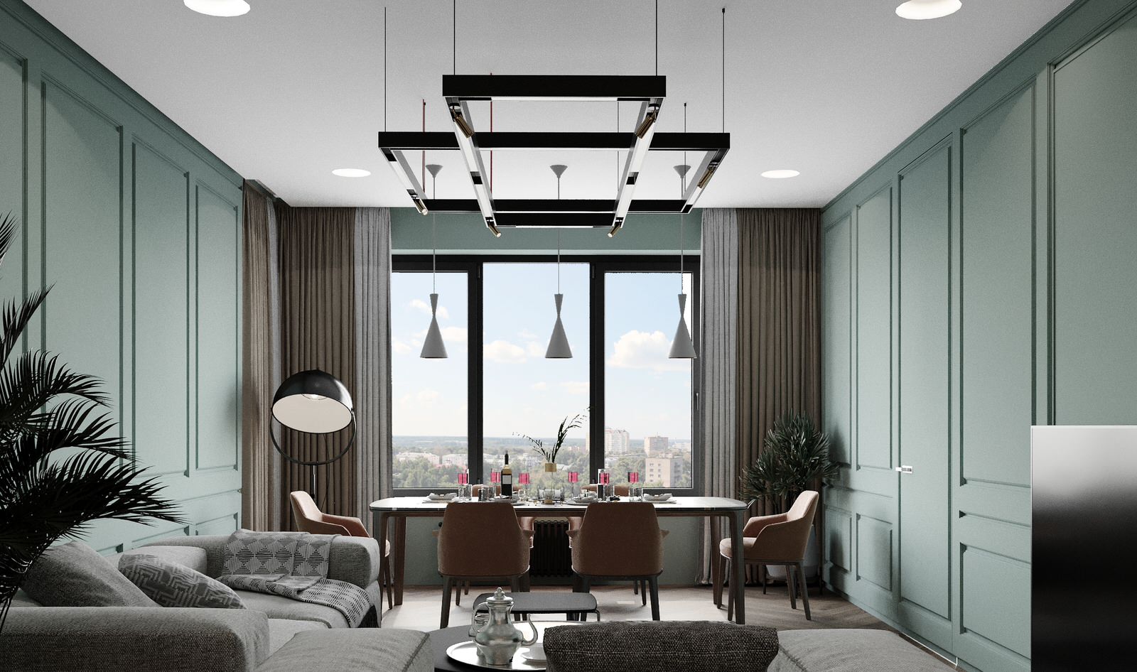 Интерьер 4-х комнатной квартиры