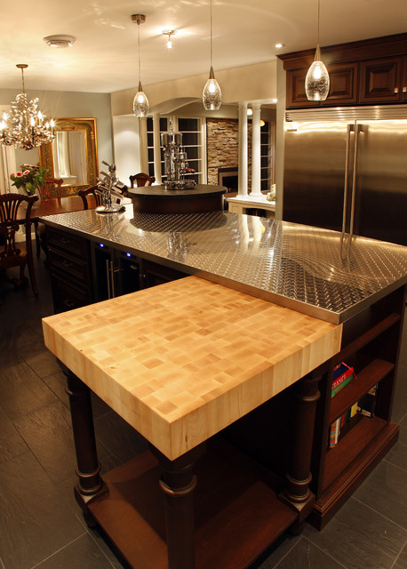 Stainless-Soapstone Kitchen eclectic-kitchen