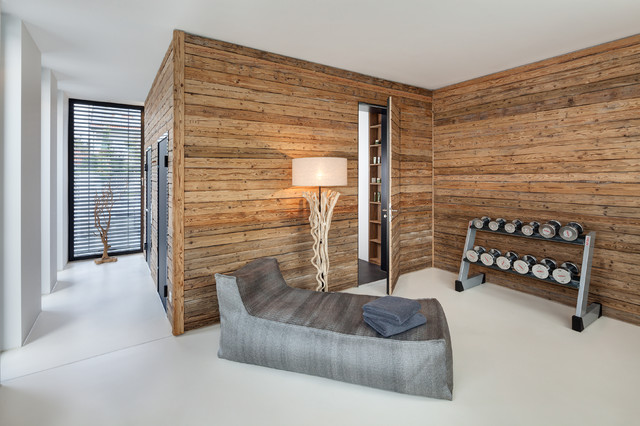 Haus R rustic-home-gym