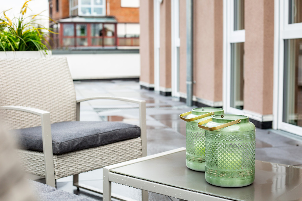 Große Moderne Dachterrasse in Bremen