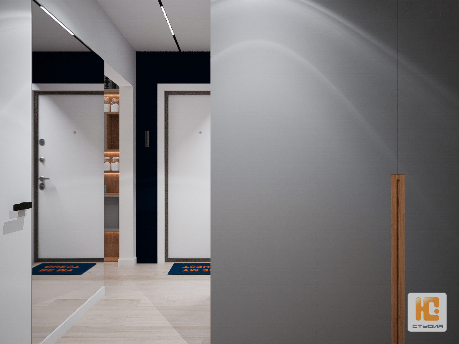 Дизайн-проект квартиры 63,00 м/кв