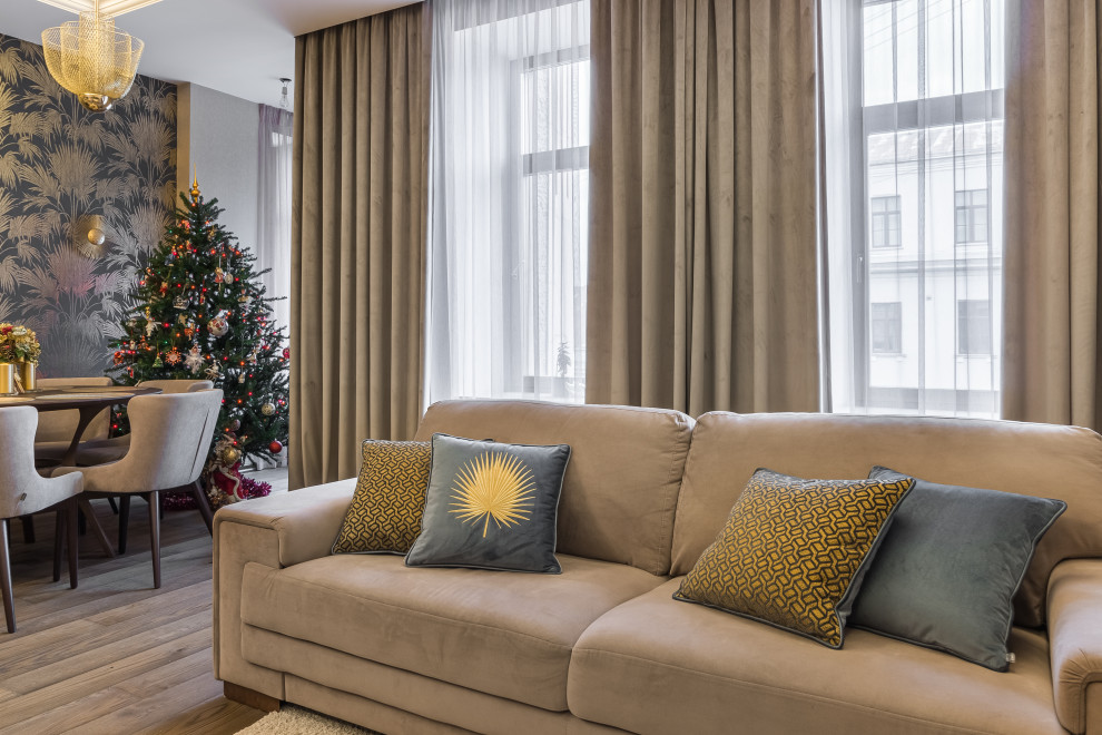 Текстильное оформления квартиры большой семьи