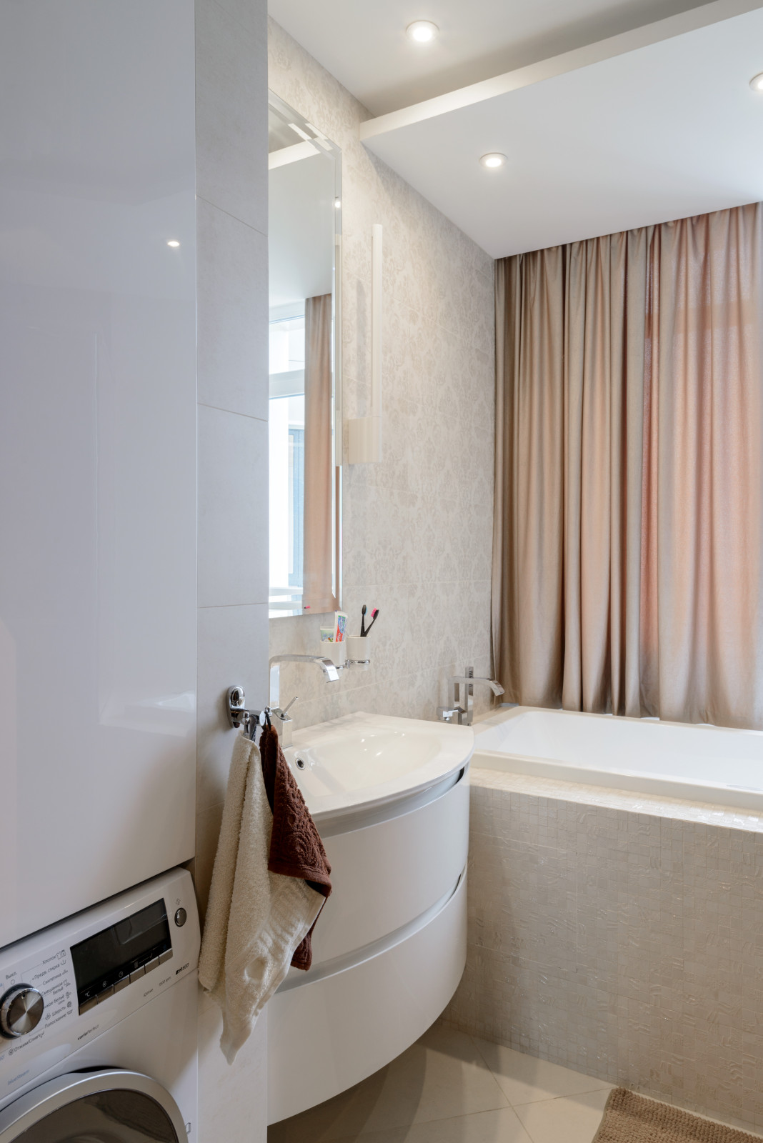 Трехкомнатная квартира-студия в современном стиле