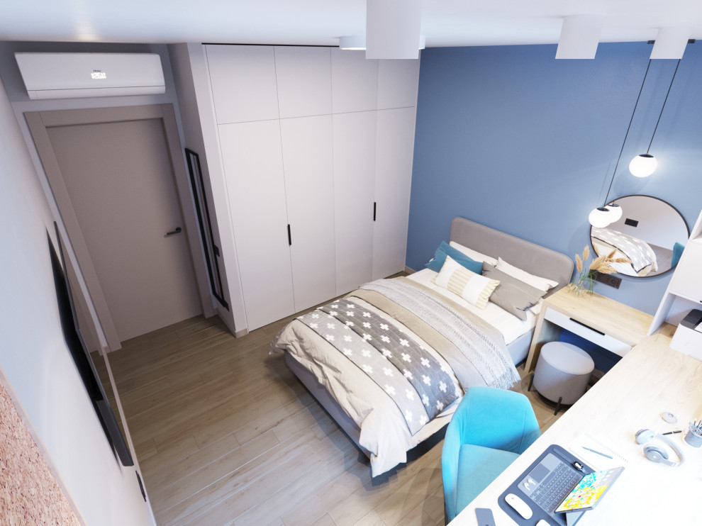 Дизайн-проект 4х комнатной квартиры 81 м2 для многодетной семьи