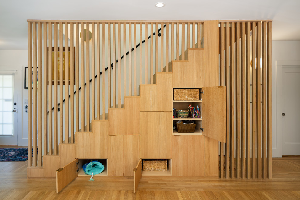 Modern Remodel with Custom White Oak Millwork