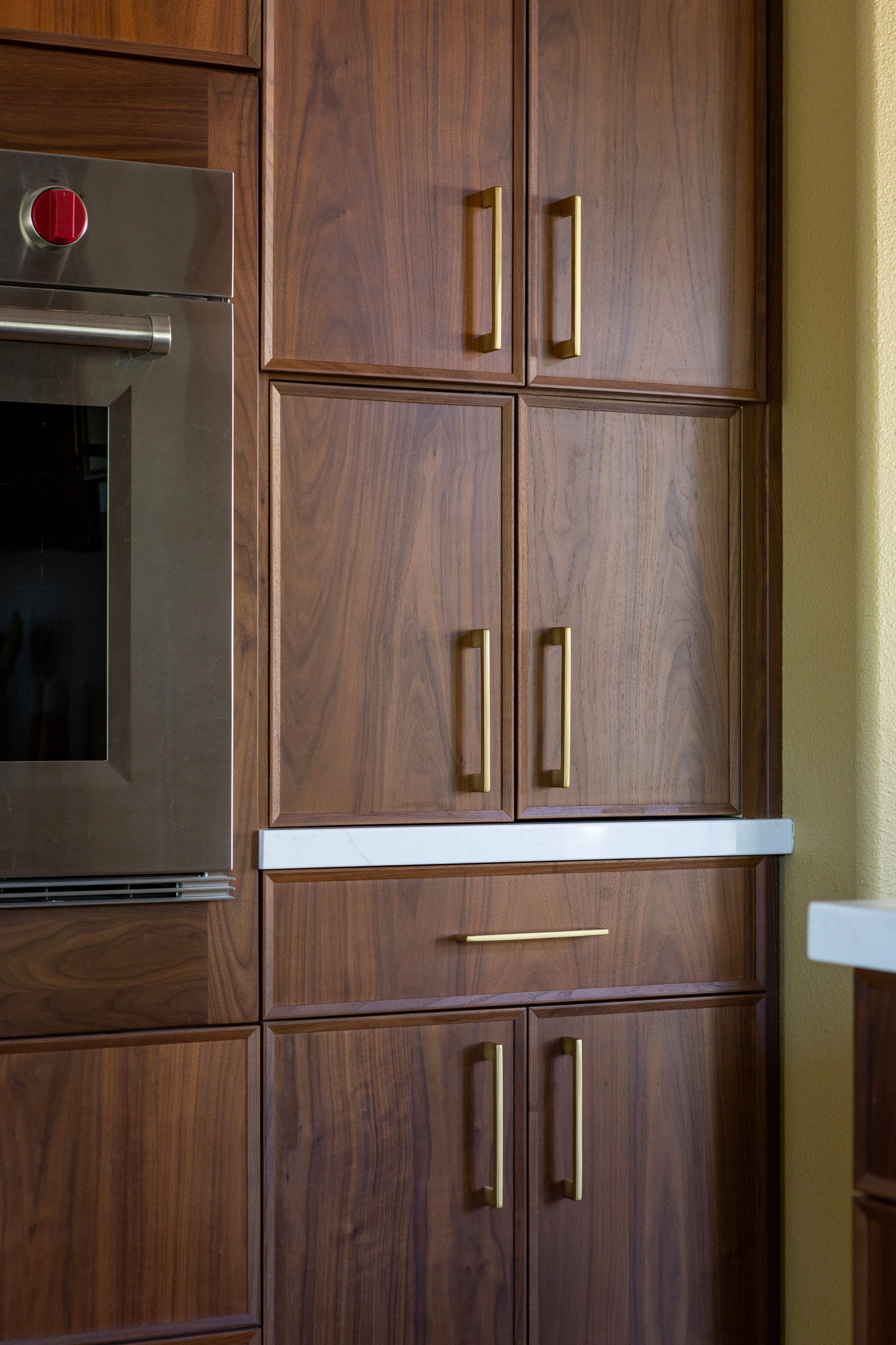 Westlake Village Modern Walnut Kitchen