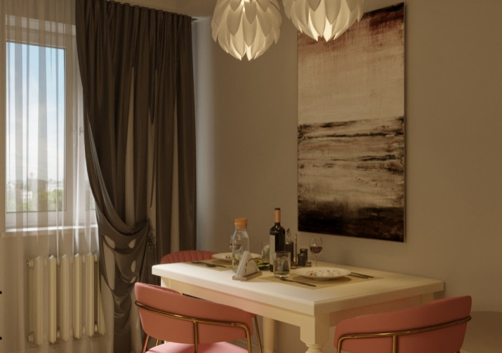 Квартира в Ханты-Мансийске в стиле неоклассика