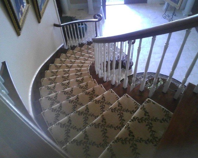 Karastan Custom Stair Runner Traditional Staircase Atlanta by