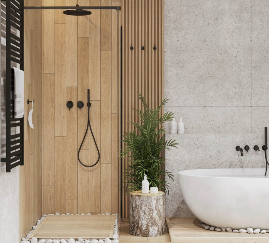 Дом у моря ( ванная второго этажа)