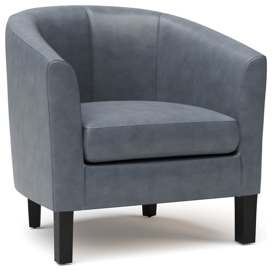 Austin Tub Chair, Velvet Fabric Transitional Armchairs And Accent
