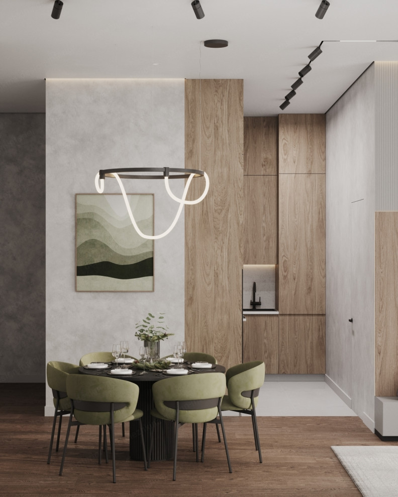 Дизайн проект 3 комнатной квартиры - ЖК ЗИЛАРТ