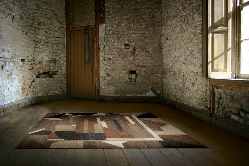 Inspiration for a rustic entryway remodel in Denver