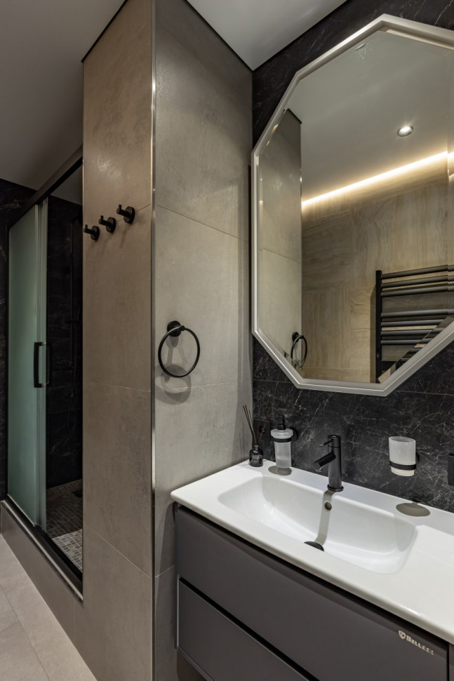 Квартира в серых тонах