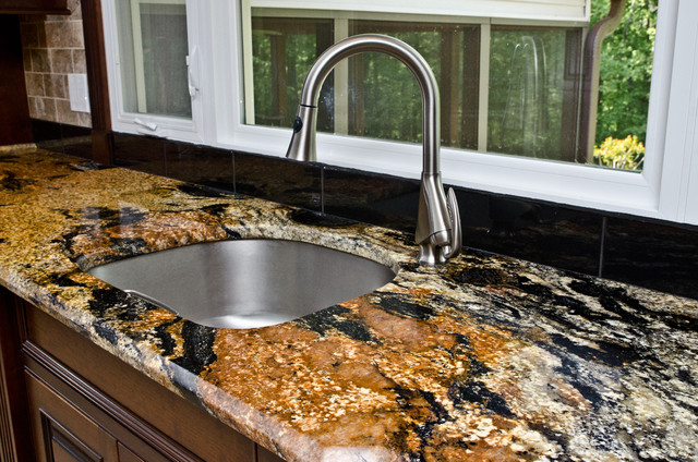 Magma Gold Granite Kitchen in Owings, MD - Traditional - Kitchen - DC