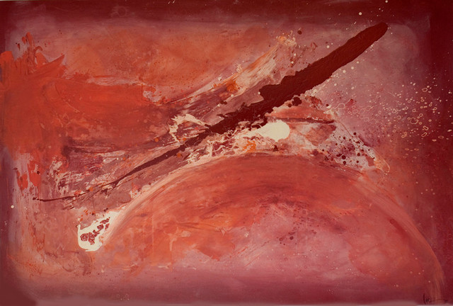 Filippo Ioco "Pomegranates, Persimmons", 48"x72" Original on Canvas