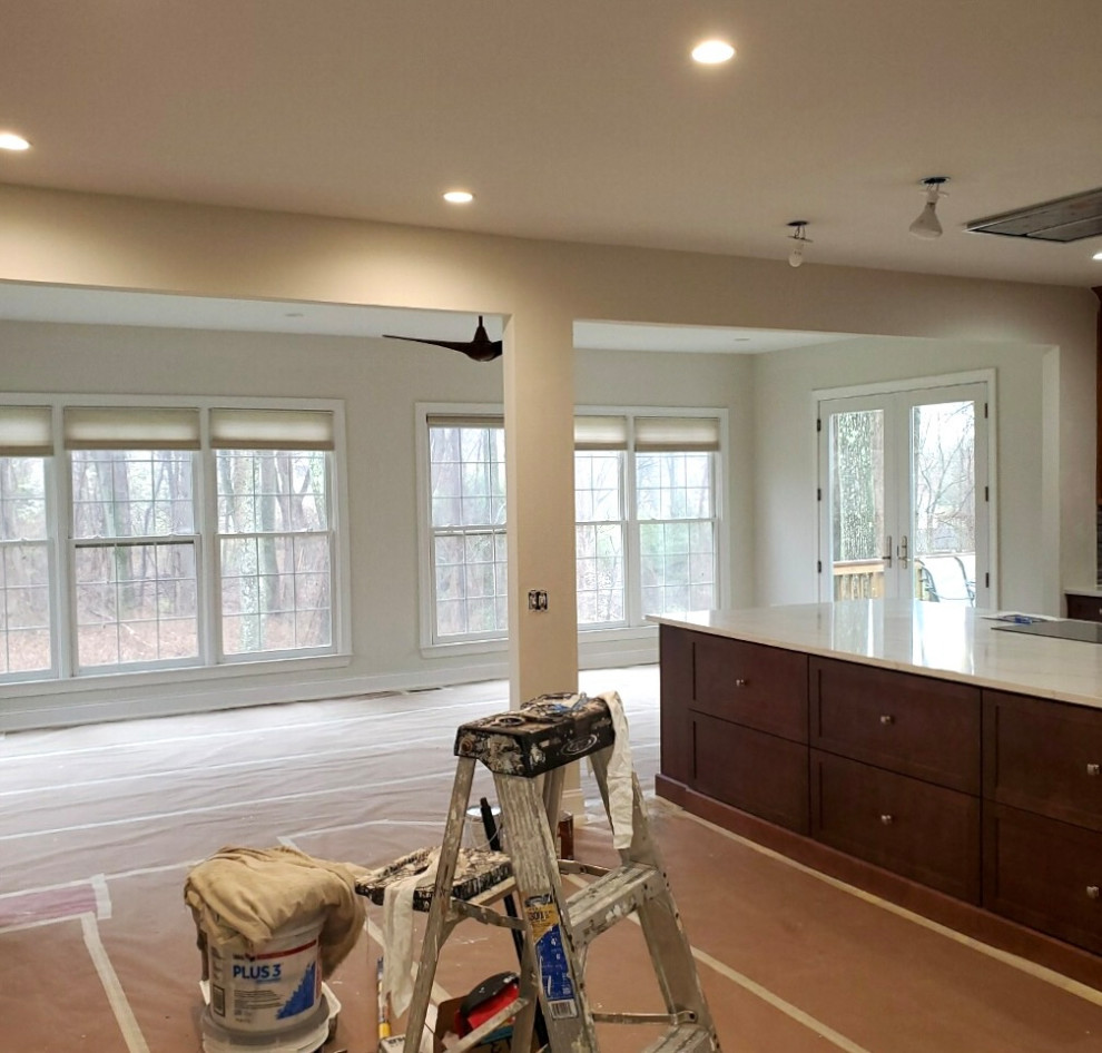 Example of a transitional home design design in DC Metro