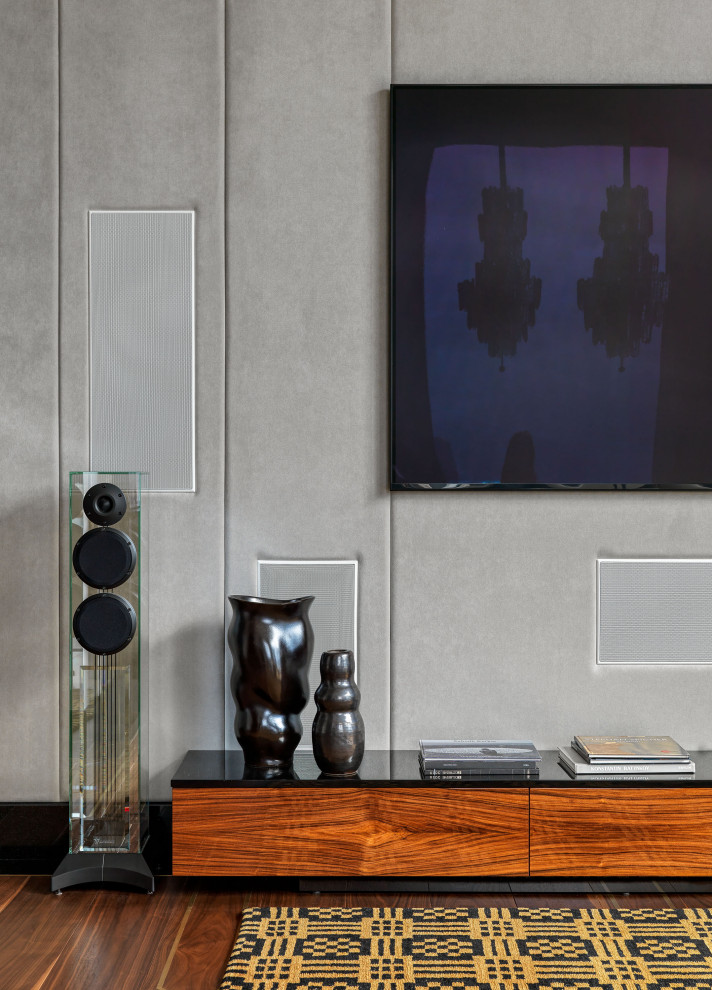 Резиденция Монэ: Огонь–интерьер с видом на Москва-сити