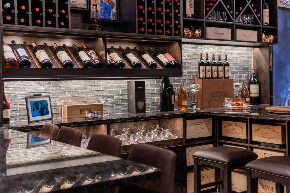 Wine Tasting Room - French Country - Wine Cellar - Cincinnati - by ...