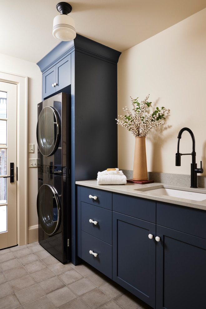 A Warm Eclectic Vintage - Transitional - Laundry Room - Minneapolis ...