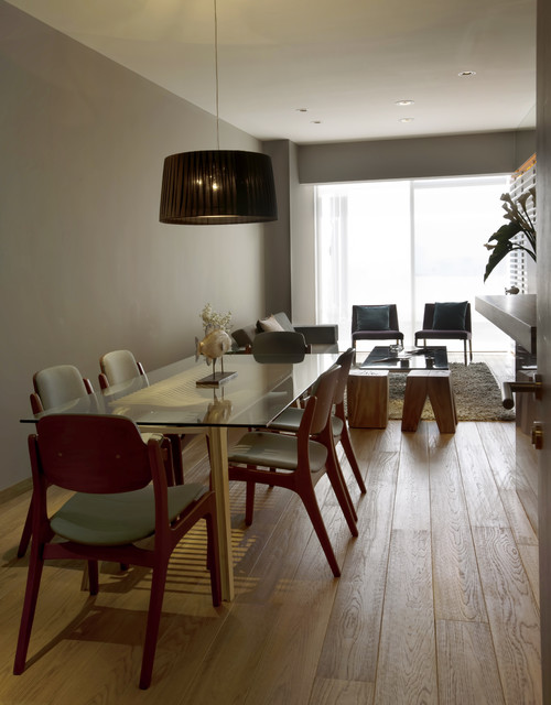 Plaza eclectico-comedor