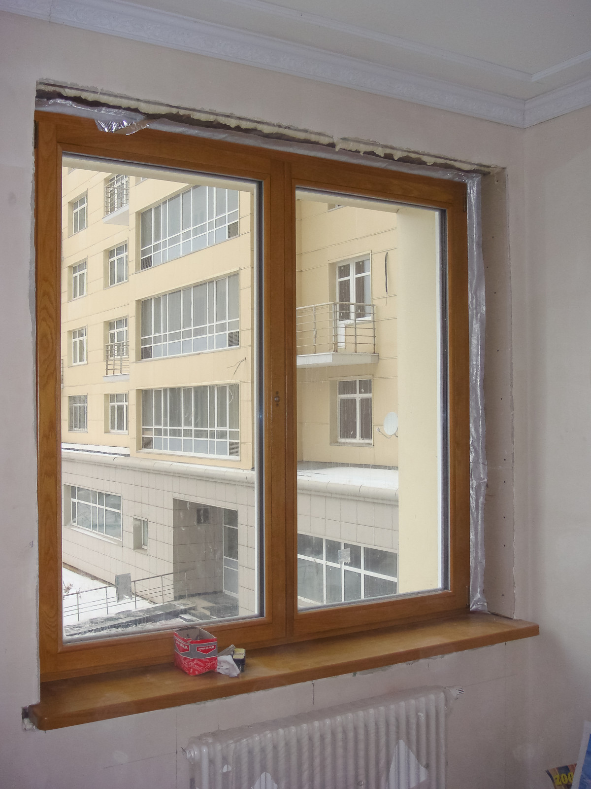 Два портала PSK и окна из лиственницы в квартиру