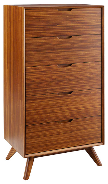 Summit 5-Drawer Chest, Amber