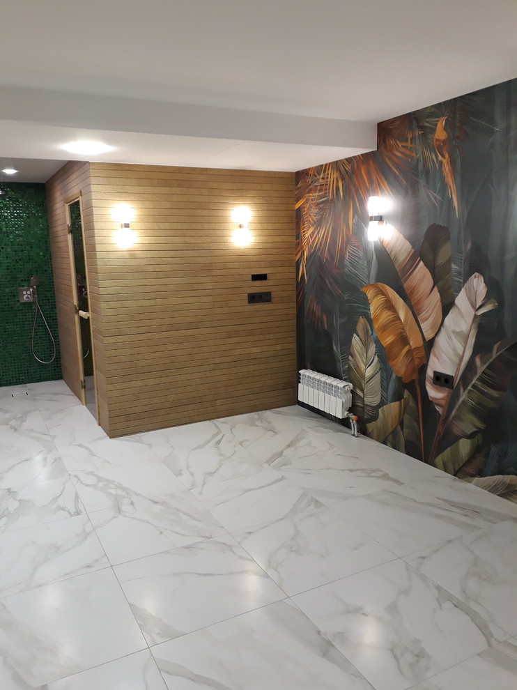 Дизайн проект спа-зоны и комнаты отдыха в загородном доме