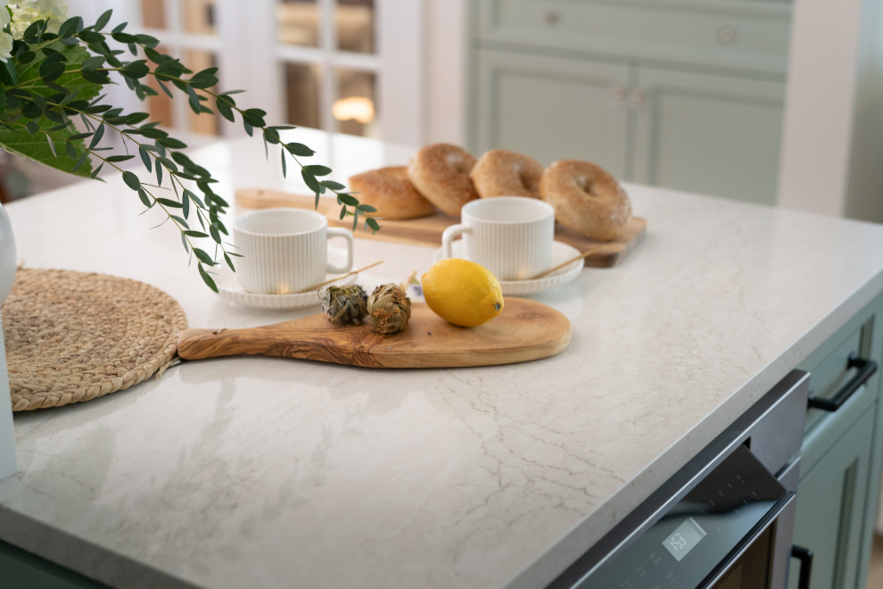 Transitional kitchen photo in Chicago