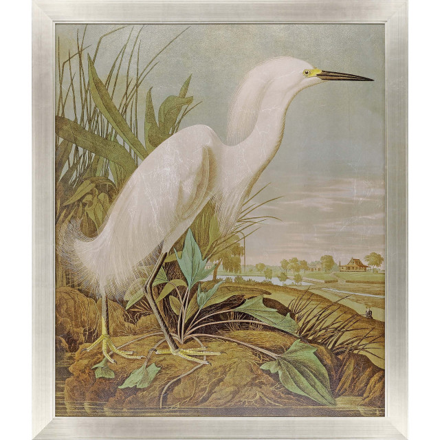 White Egret Artwork