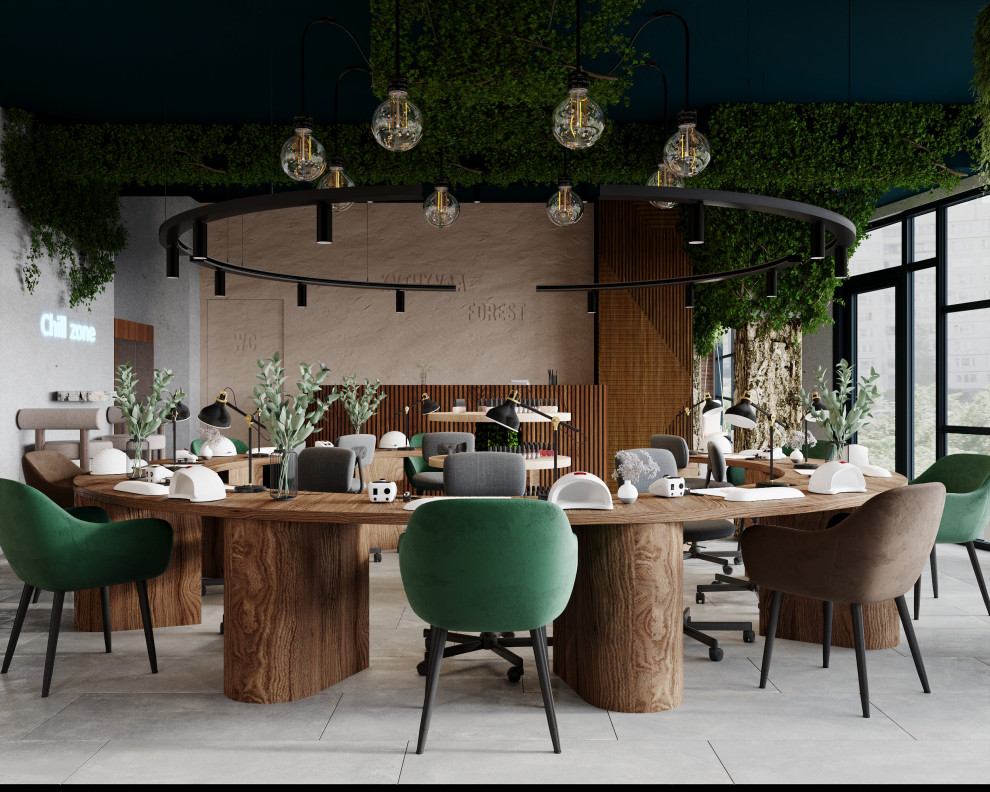 Коммерция. Салон красоты KUTIKULA 105 м². Проект разработан за 1 неделю