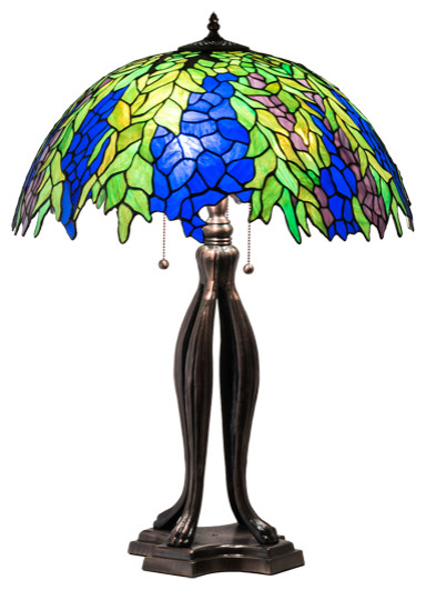 30 High Tiffany Honey Locust Table Lamp